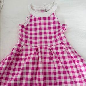 Janie and Jack Pink Checkered Dress